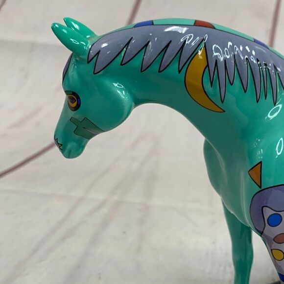 Trail of Painted Ponies Spirit War Pony(1462) 1E/7916 Artist Signed - Picture 8 of 12